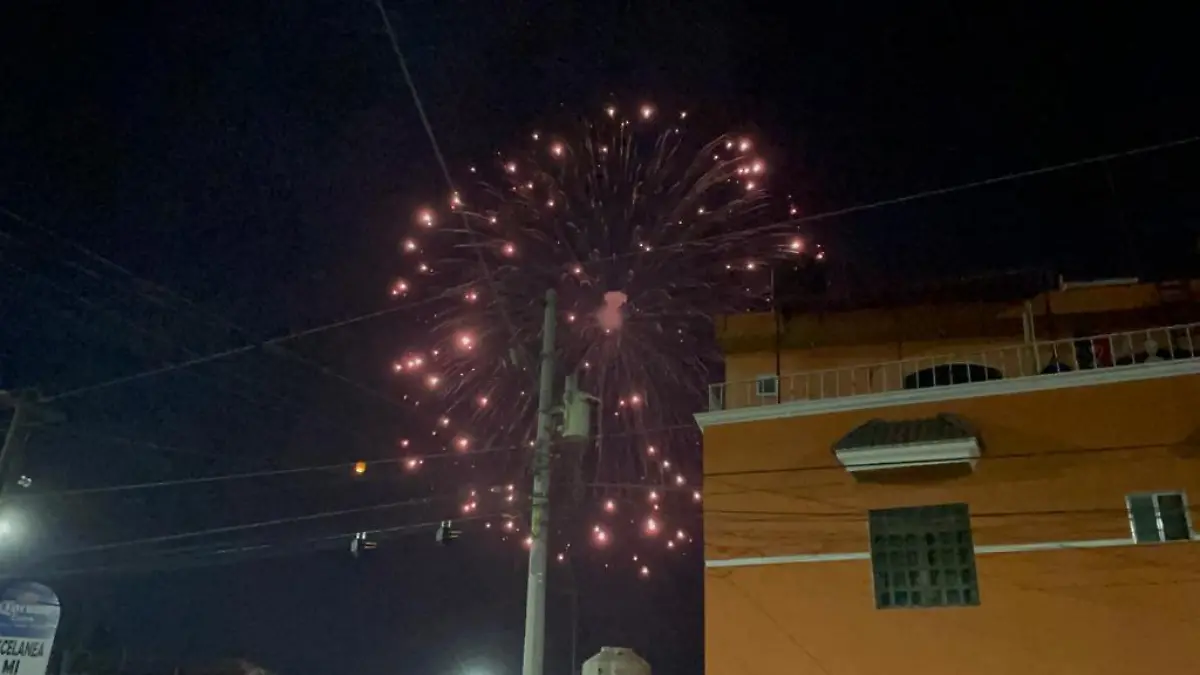 El cierre de año estuvo enmarcado por el uso de la pirotecnia